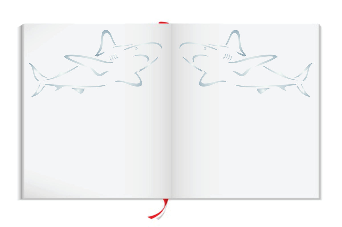 Shark Stencil - Sea Ocean Nautical Seashore Reef Fish