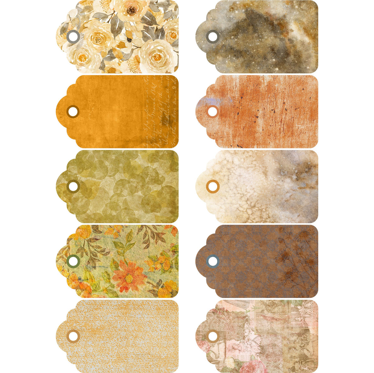 Coffee Decoupage Rice Paper, 20.32 x 26.67 cm - for Decoupage Scrapbooking Craft