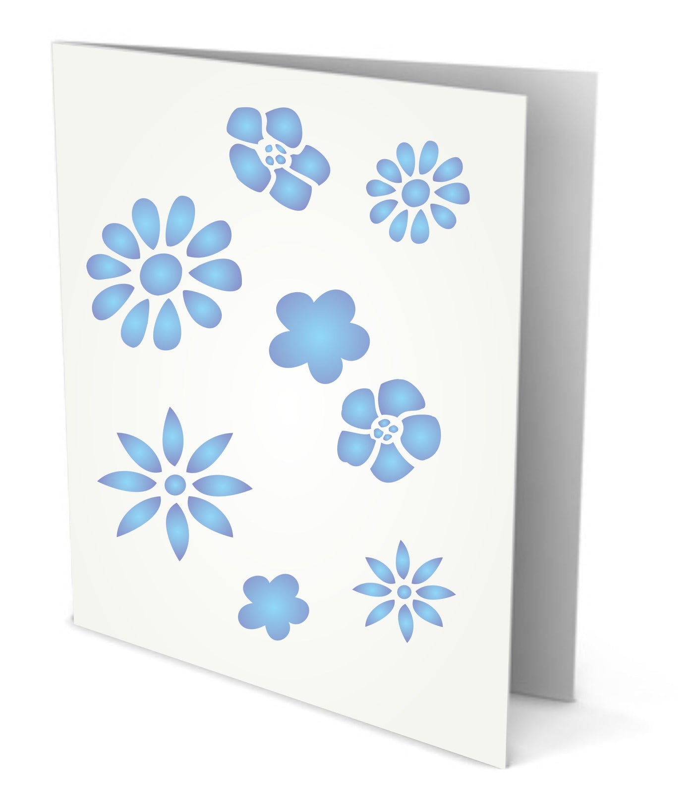 Flower Power Stencil - Mix Media Layering Flower