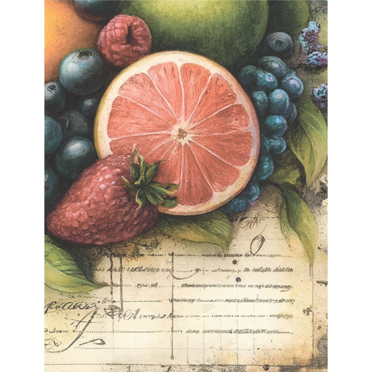 Oranges Rice Paper, 20.32 x 26.67 cm - for Decoupage Scrapbooking Cards Crafts