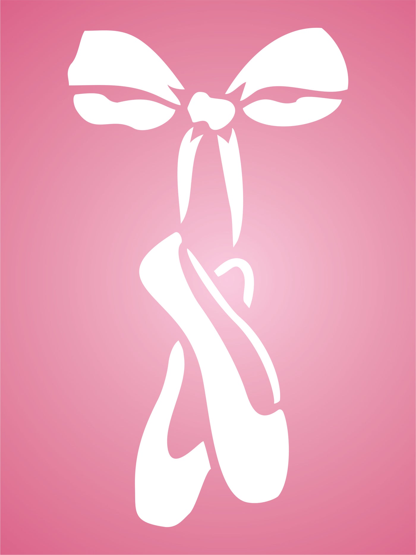 Ballet Slippers Stencil - Ballerina Dance Ballet Shoes