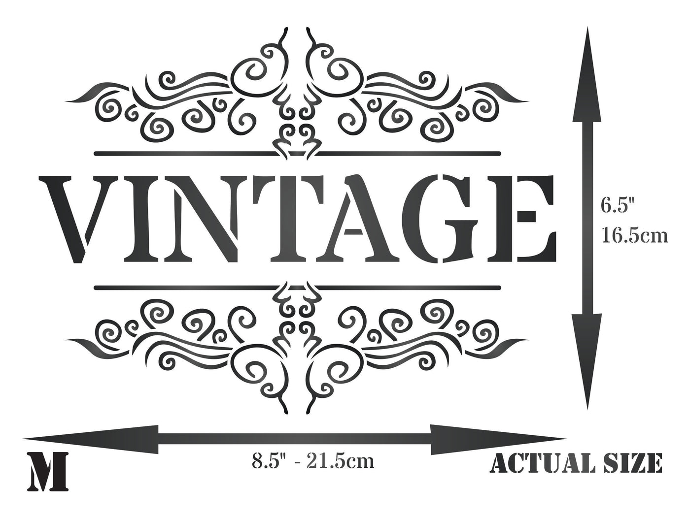 Vintage French Stencil - French Themed Word