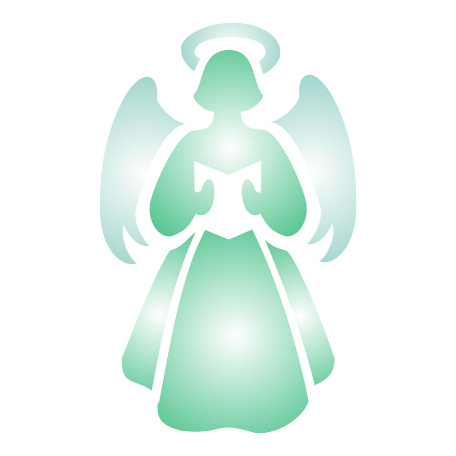 Christmas Angel Stencil, 3.25 x 5 inch - Scrapbooking Decor & Card