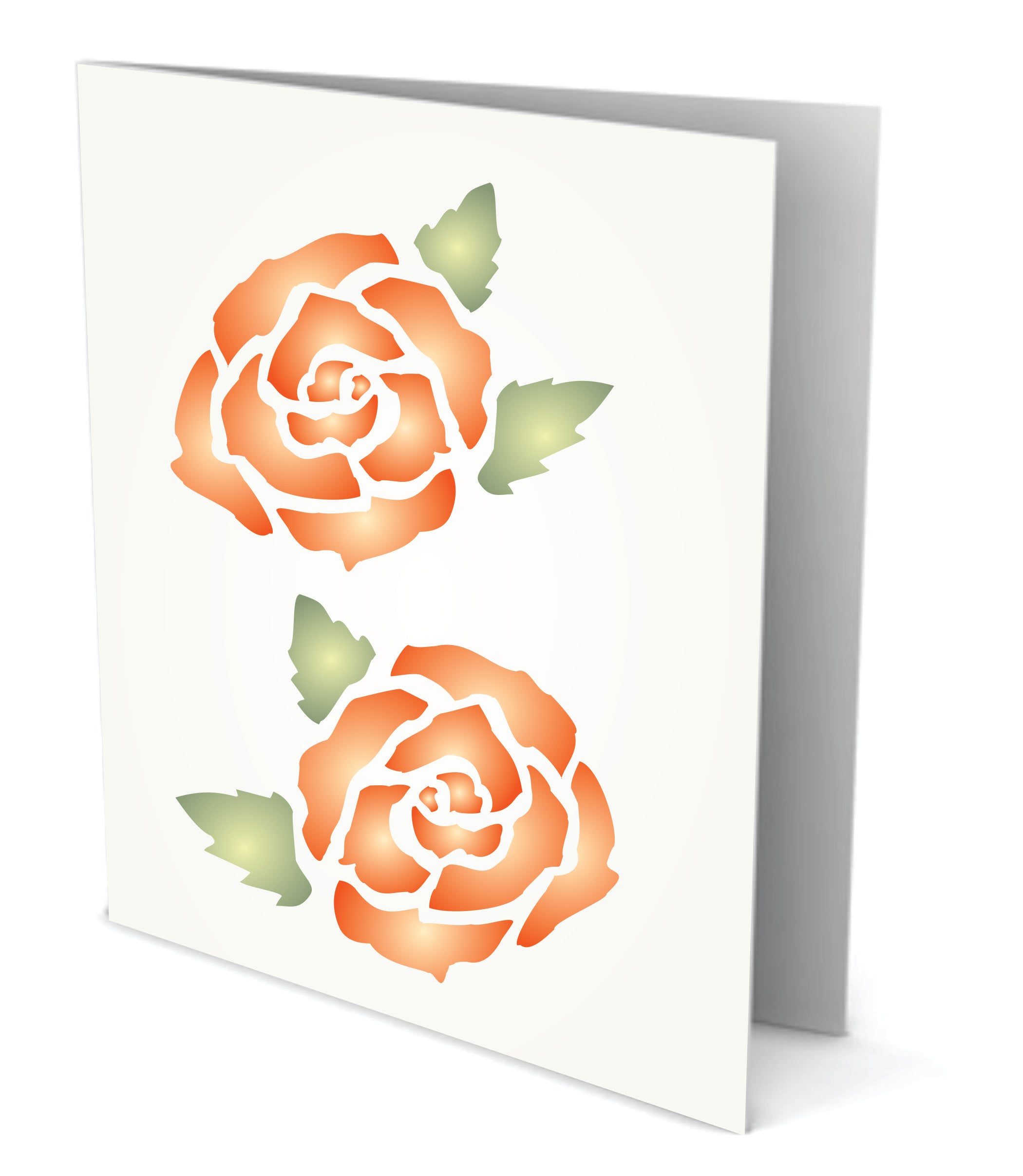 Rose Stencil - Classic Large Flower Floral