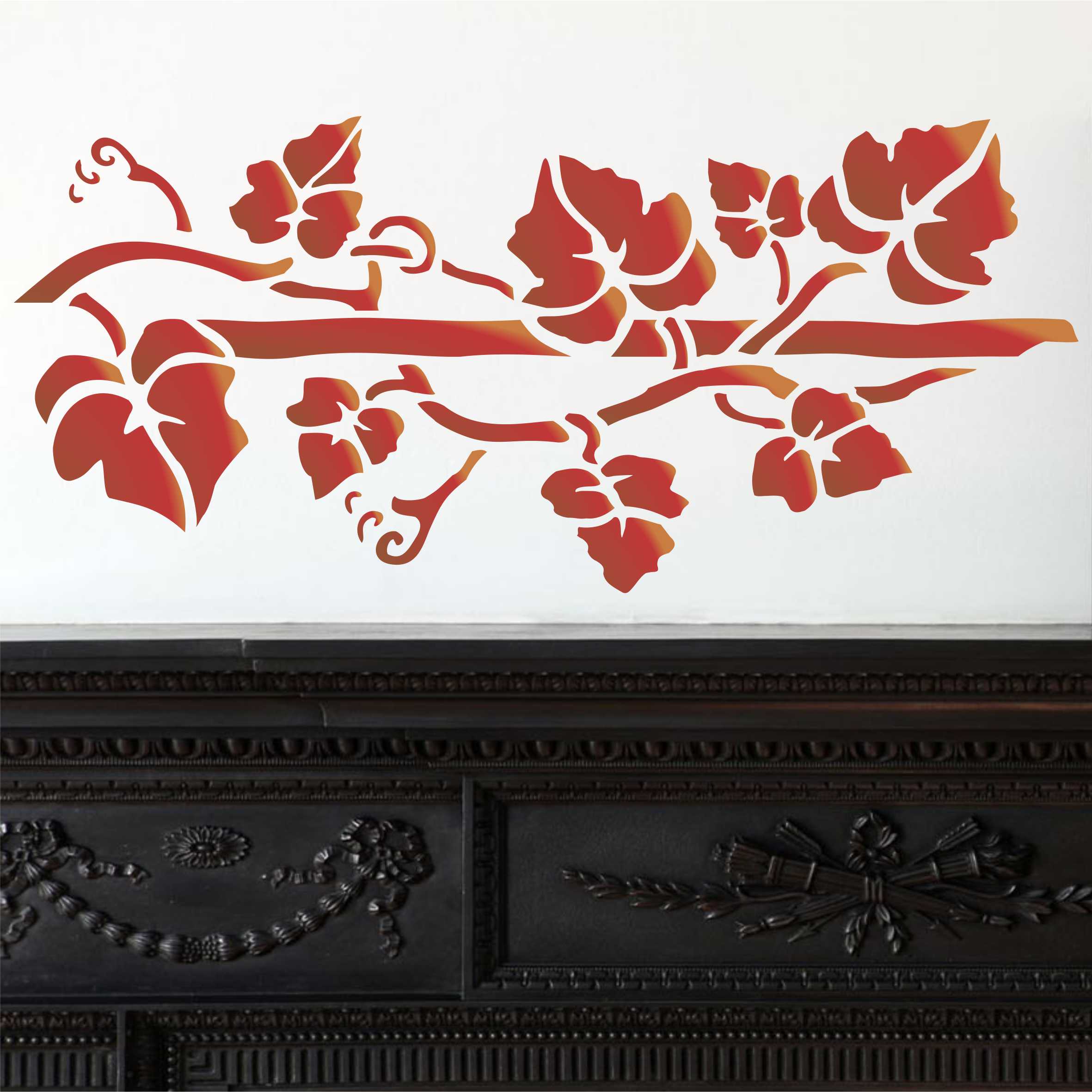 Vine Stencil - Classic Leaf Border