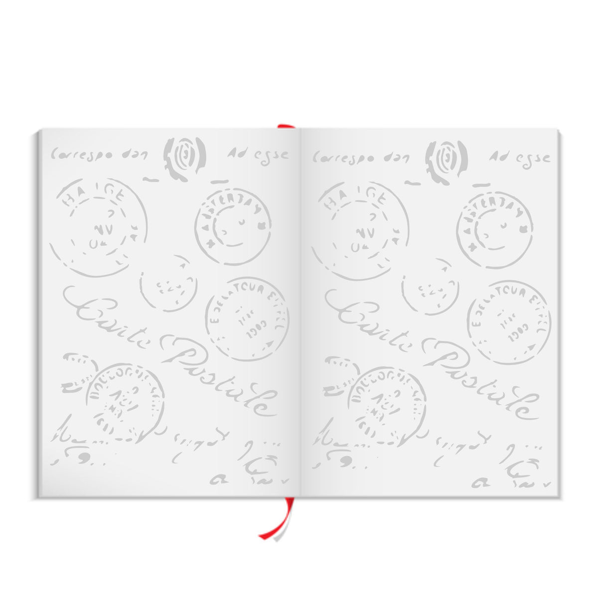 Postmark Layering Stencil, 11.43 x 16.51 cm- Postal Mask use to Add Texture