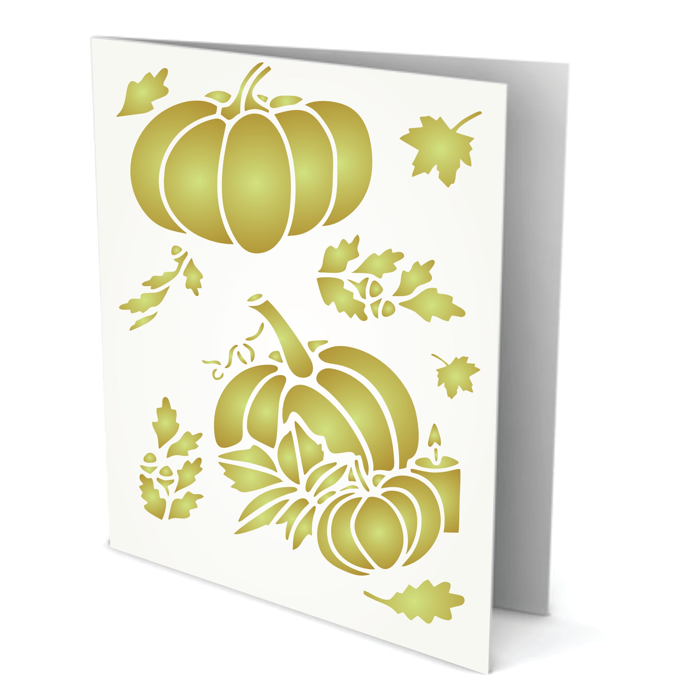 Pumpkins Stencil - Thanksgiving Decoration Halloween Cards Posters