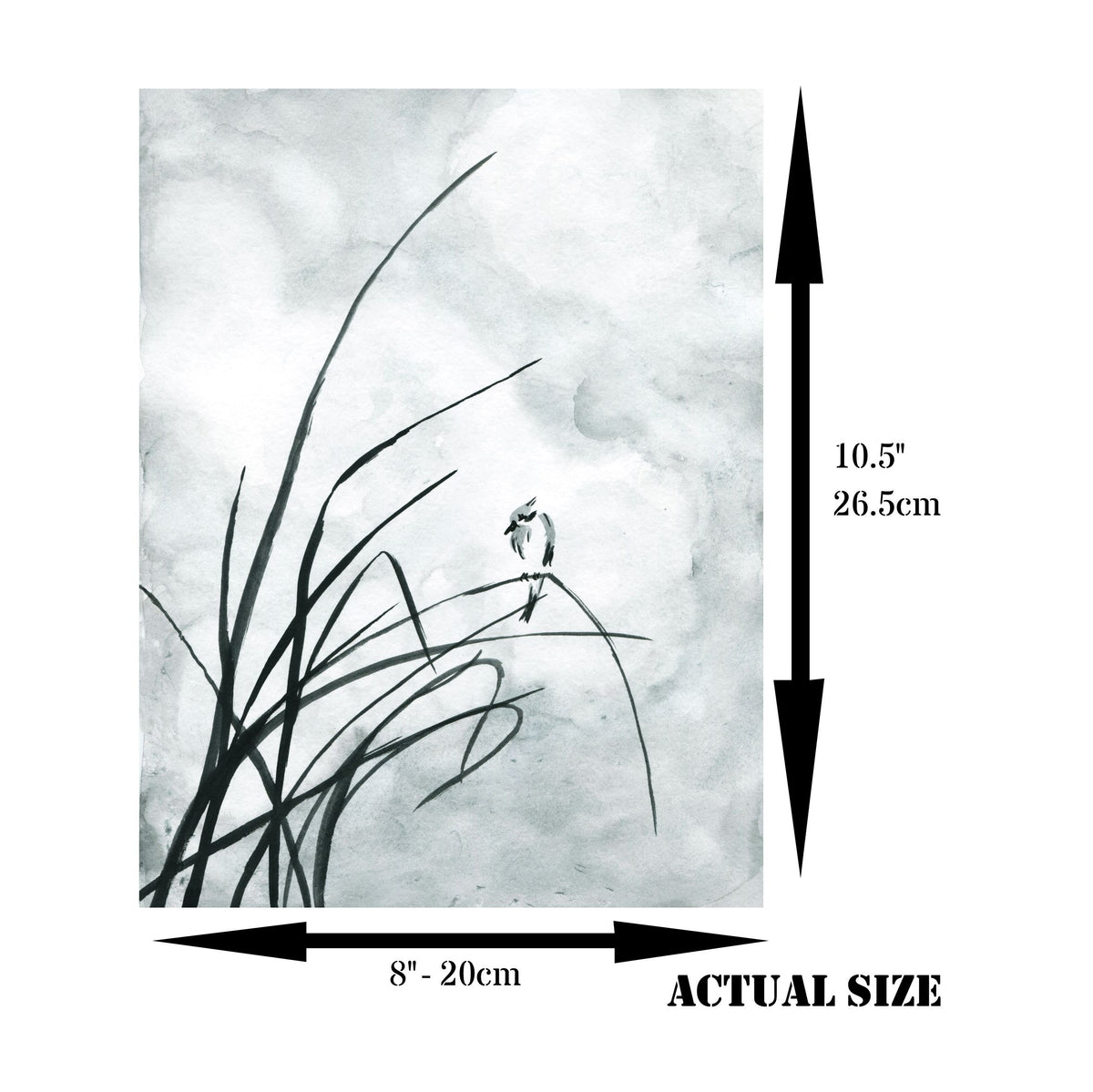 Sumi-e Ink Rice Paper, 20.32 x 26.67 cm - for Decoupage Scrapbooking Cards Crafts