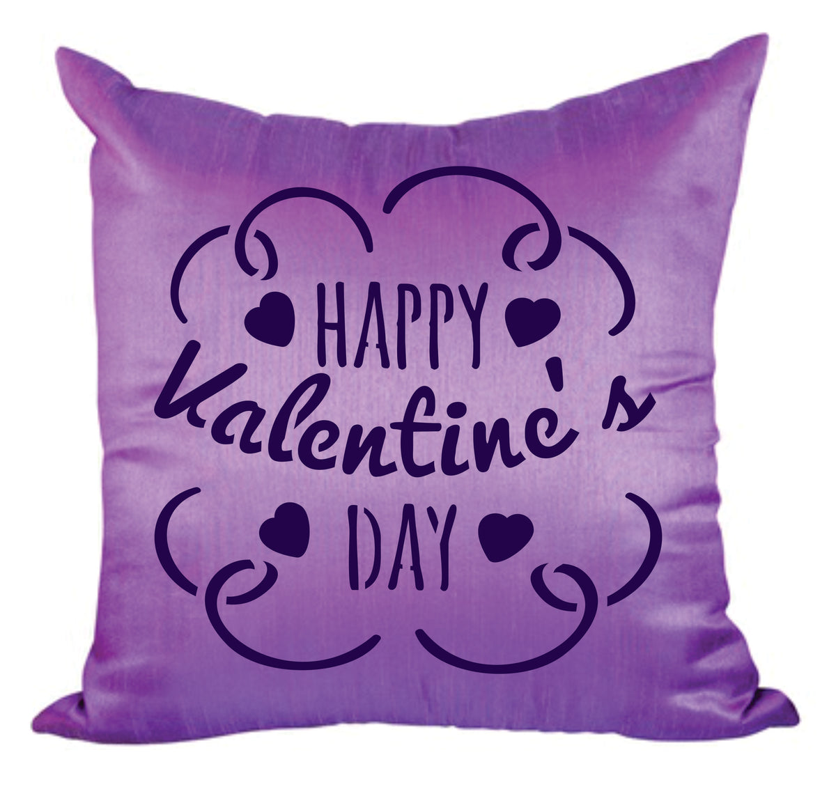 Valentines Day Stencil, 7.62 x 7.62 cm -Happy Day Saying Quote Love