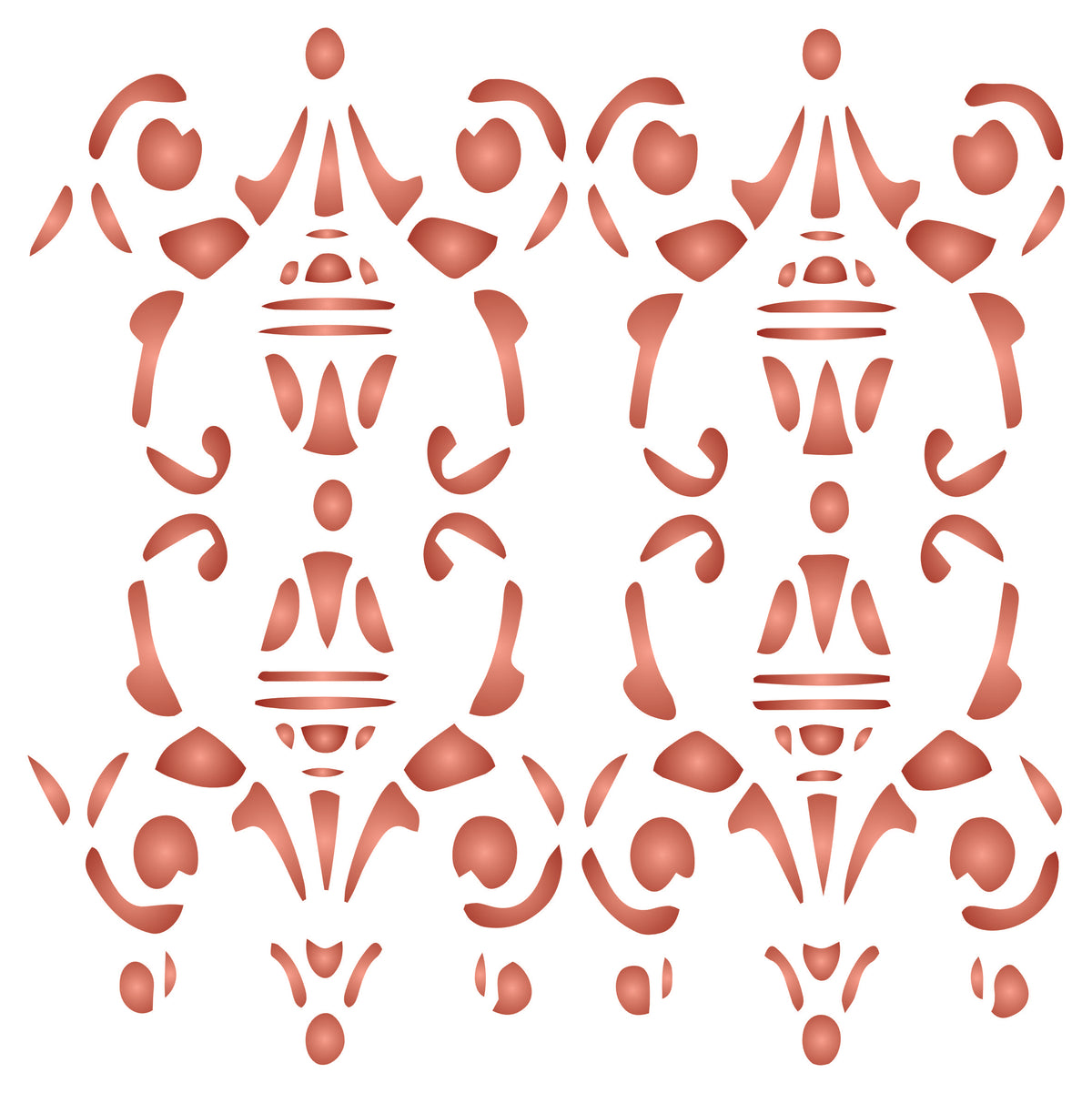 African Tile Stencil - Tile Size Reusable Floor Furniture