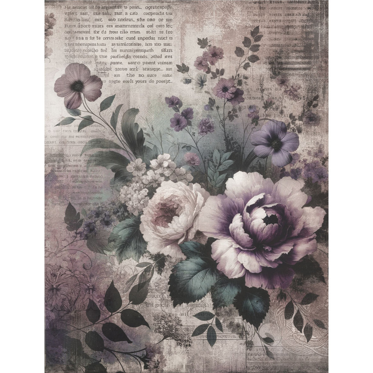 Lilac Rice Paper, 20.32 x 26.67 cm - for Decoupage Scrapbooking Cards Crafts