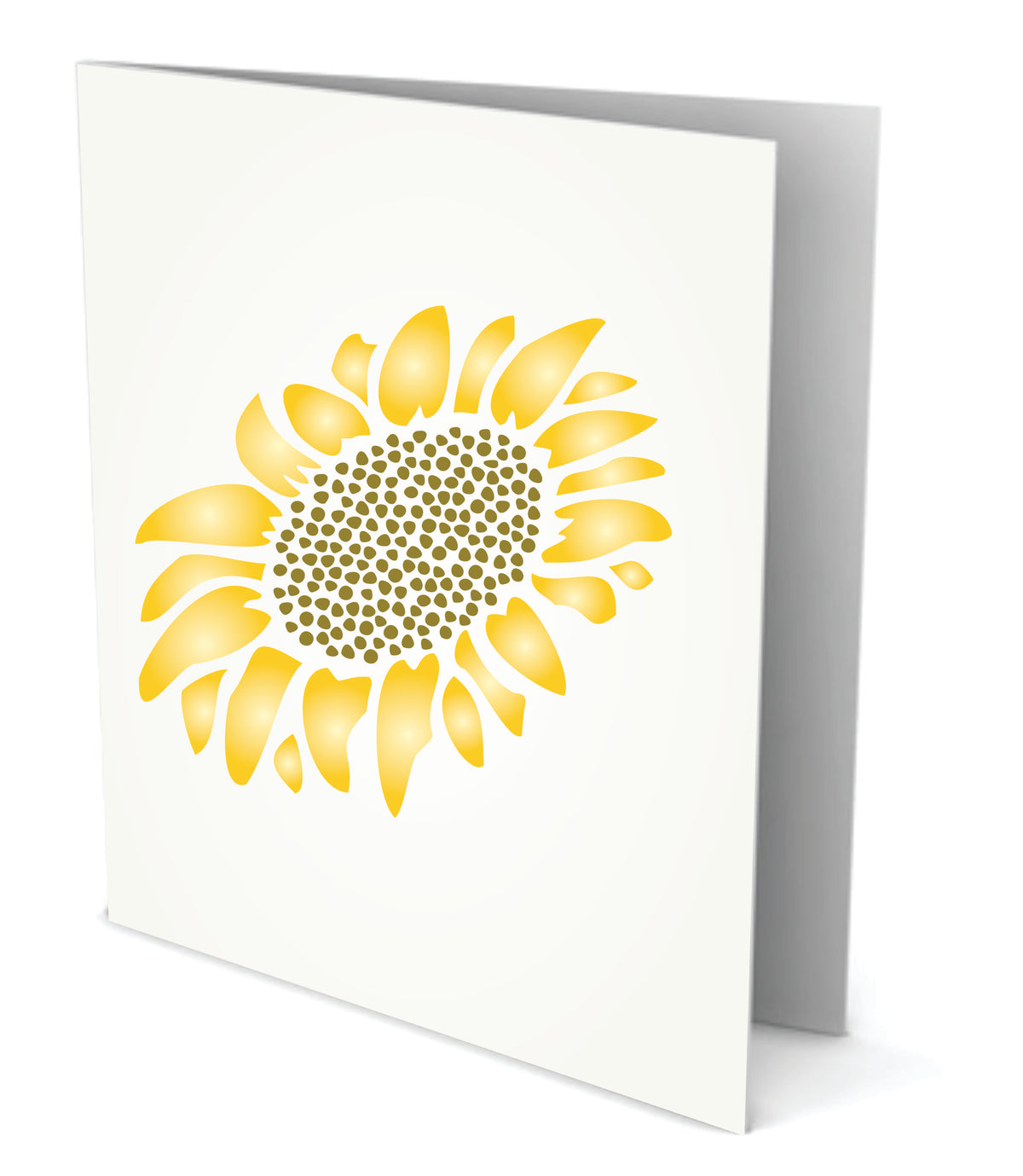 Sunflower Stencil - Flower Floral Art