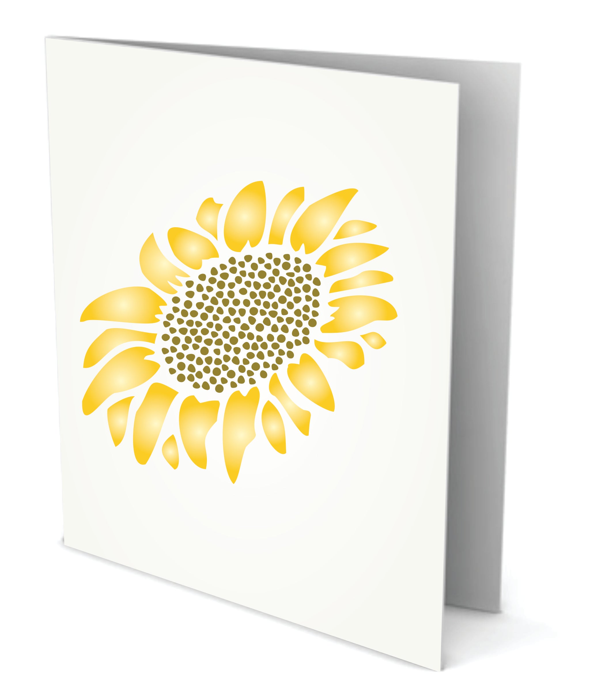 Sunflower Stencil - Flower Floral Art