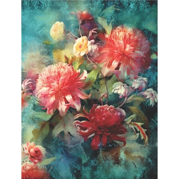 Decoupage Rice Paper, 8 x 10.5” (A4) – 9 Pages – 18 Coordinated Designs – Premium 30gsm Craft Paper for Furniture, Scrapbooking & DIY Décor by Craft Kreatively
