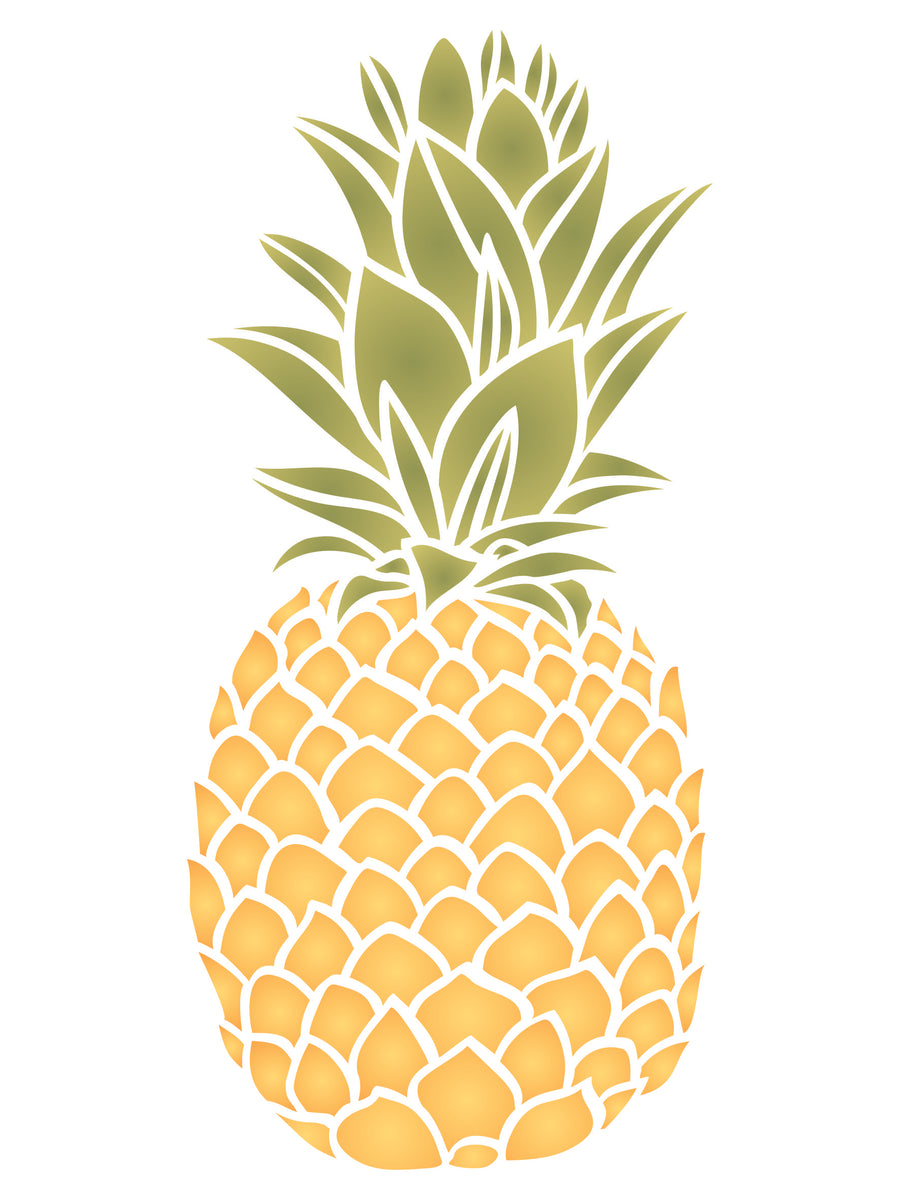 Pineapple Stencil - Fruit Vegetable Kitchen