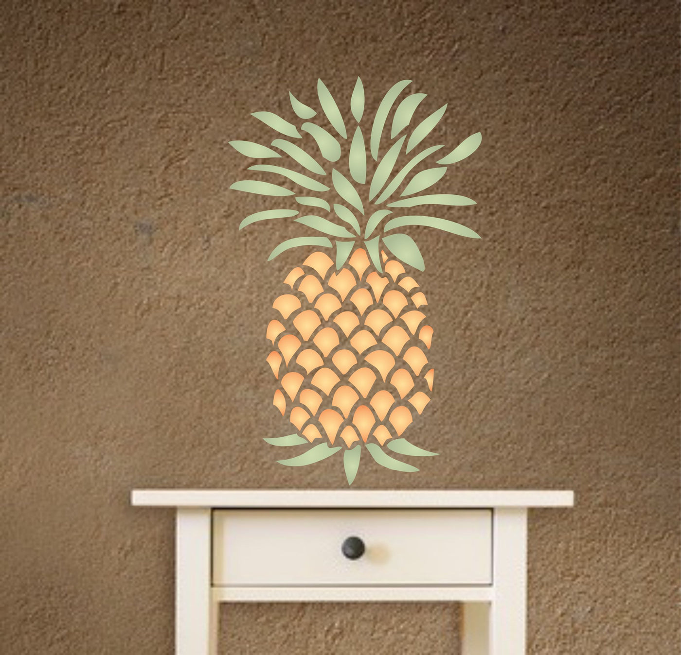 Pineapple Stencil, 6.5 x 10.5 inch - Classic Fruit Kitchen