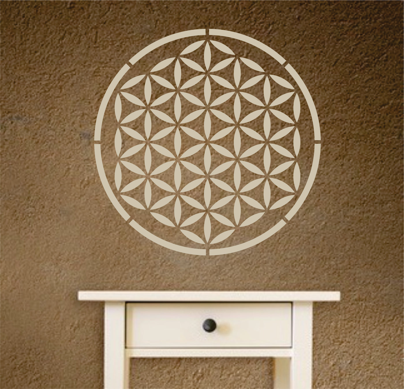 Flower of Life Stencil - Sacred Geometry Mandala