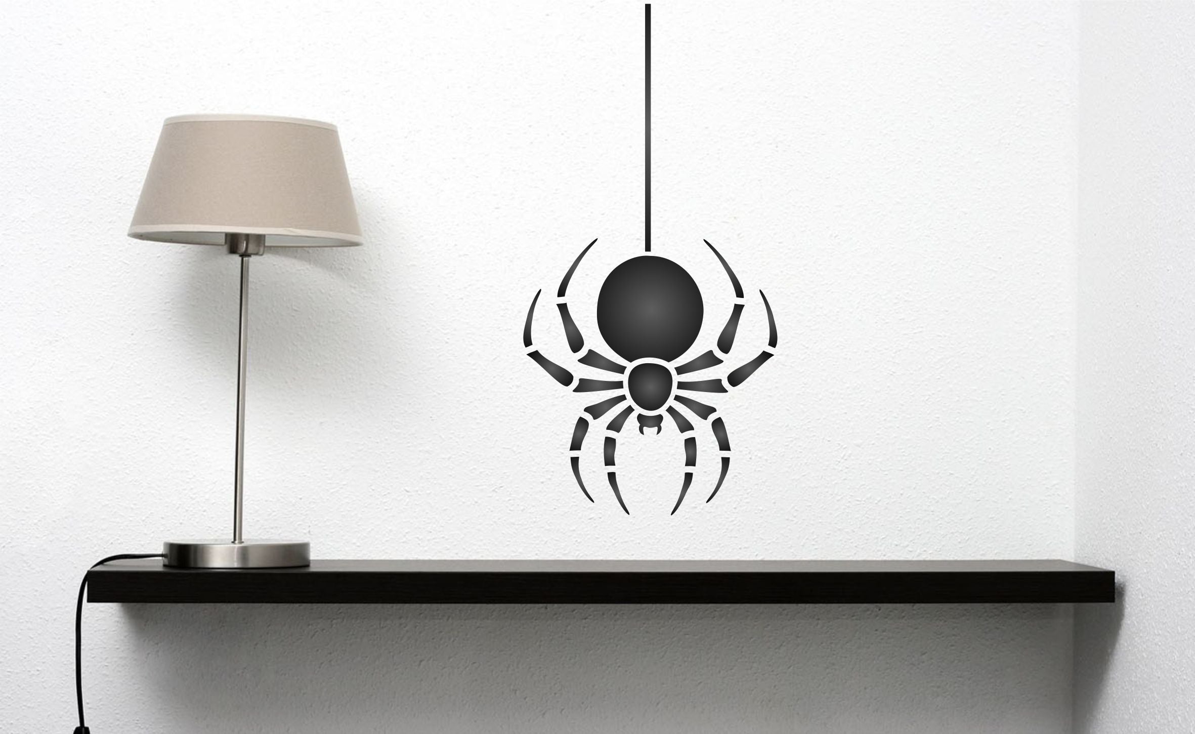 Halloween Spider Stencil - Scary Large Spider Insect Bug