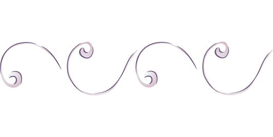 Scroll Border Stencil - 42 x 16.5cm (L) - Reusable 1920s Art Nouveau Decorative Wall Stencils for Painting