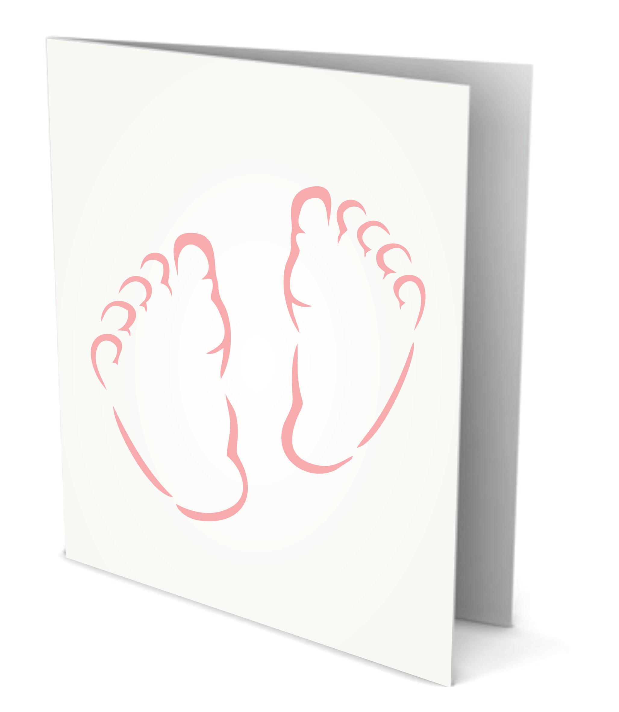 Baby Feet Stencil - Newborn Babies Foot Print New Born