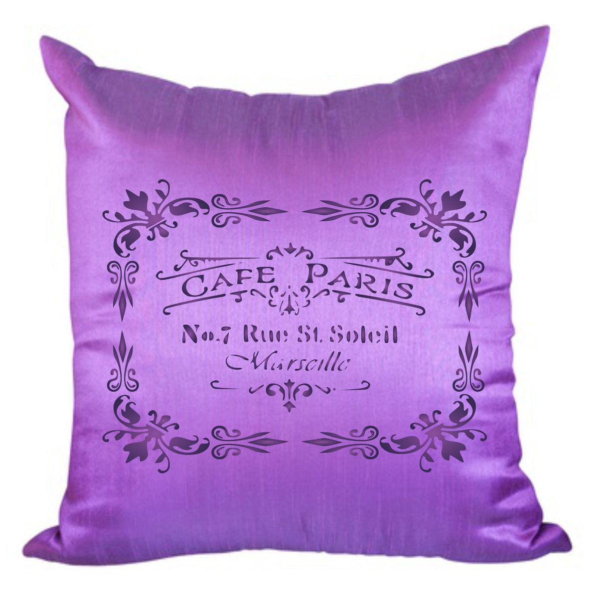 Cafe Paris Stencil, 26.67 x 21.59 cm - Vintage French Themed Sign Label