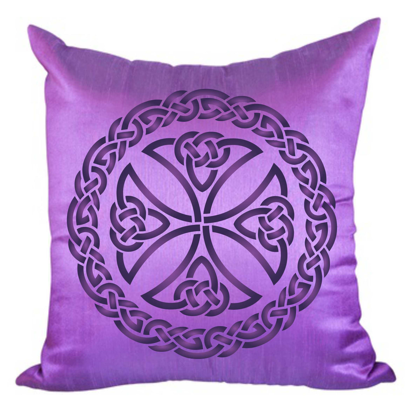 Celtic Cross Stencil - Irish Celts Viking Knotwork Woven Ethnic Braided