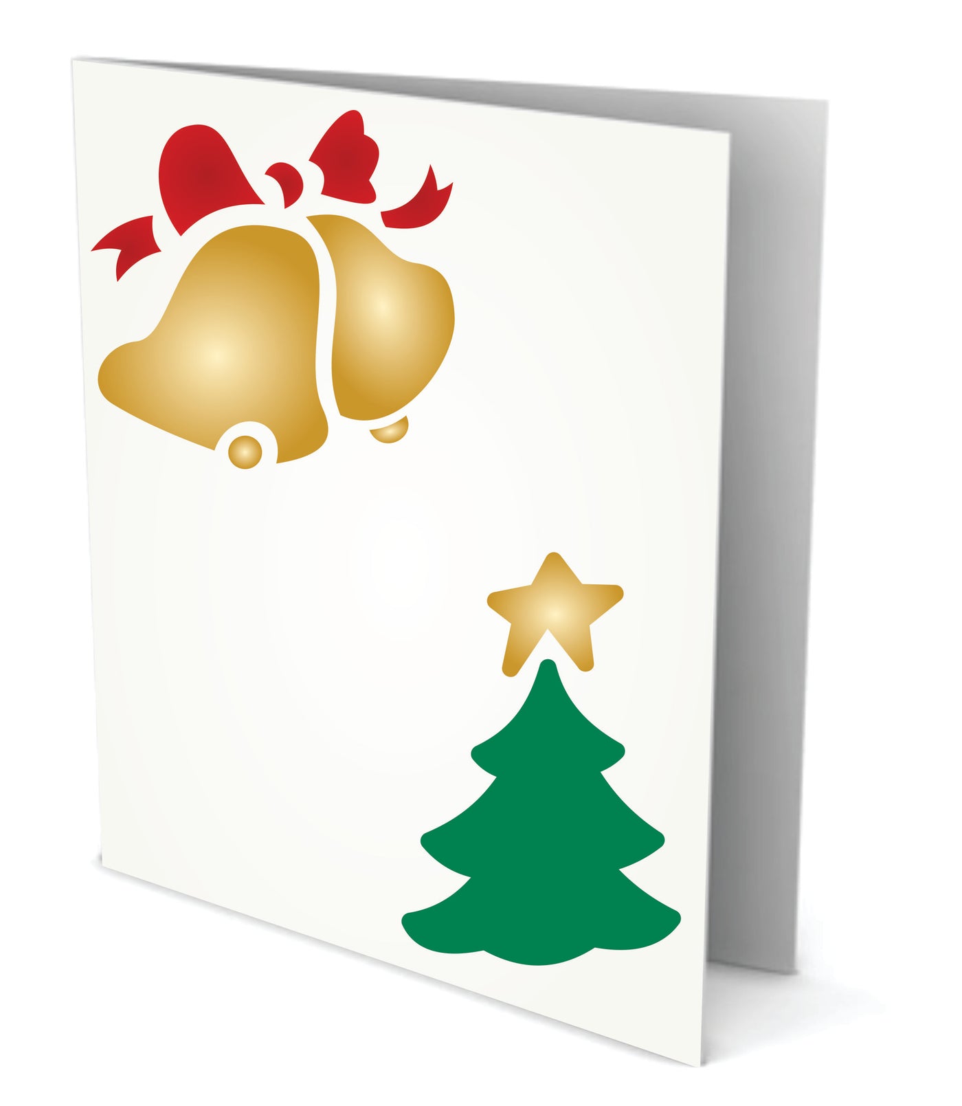 Christmas Designs Stencil - Kids Christmas Card