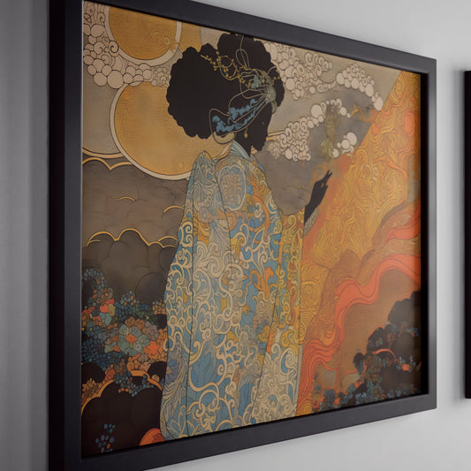 Modern Art Prints Mulberry Rice Paper, 29.21 x 40.64 cm - for Decoupage Print Crafts