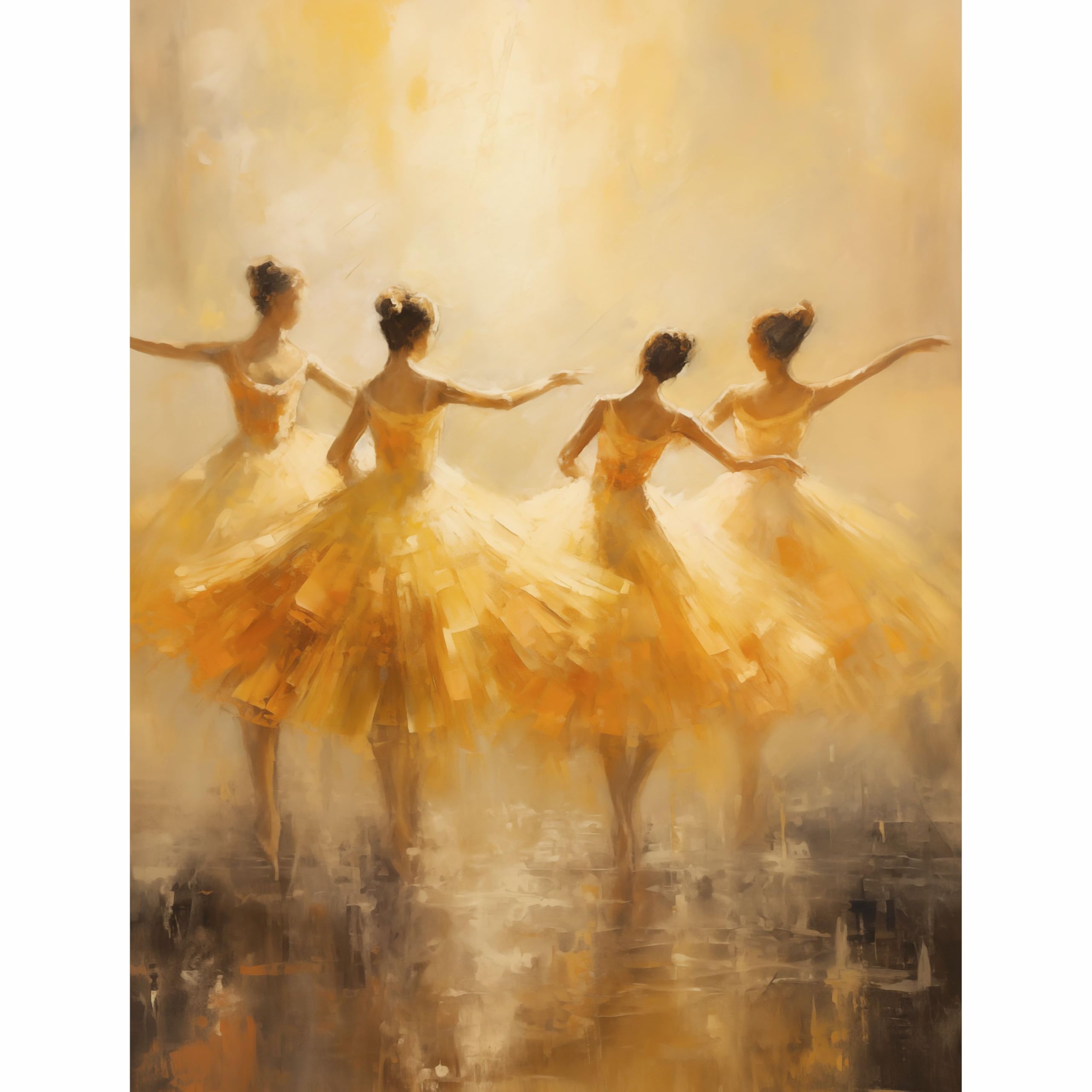 Decoupage Rice Paper, 20 x 26.5cm (6 Sheets) – 6x Decoupage Ballet Papers for Collage, Mixed Media, Card Making & Crafts, Decoupage by CRAFT KREATIVELY