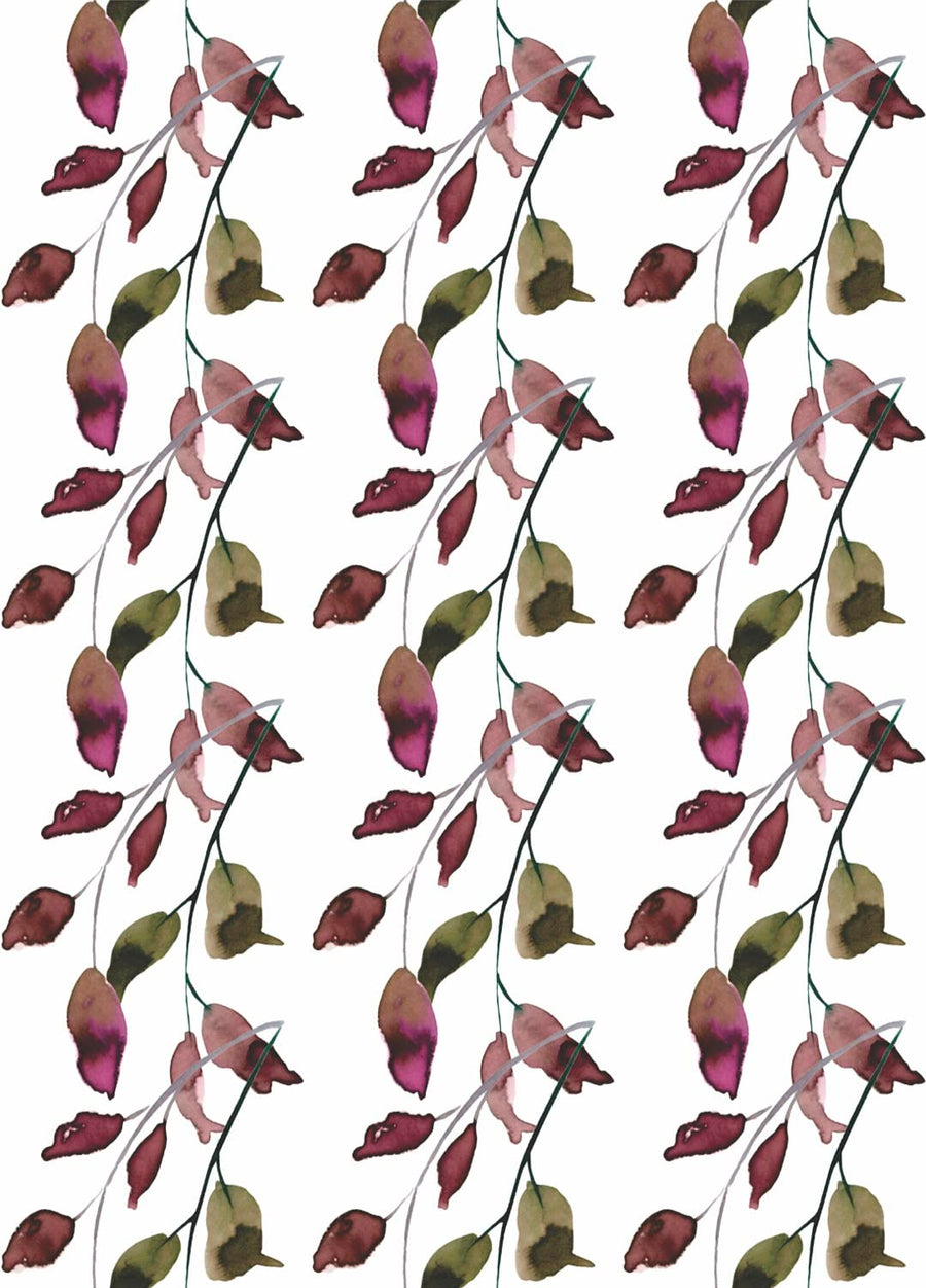 Leaf Border Rice Paper, 29.21 x 40.64 cm - 3 sheets Printed Mulberry Paper Border Images 36gsm Visible Fibres for Decoupage Furniture Renovation Crafts
