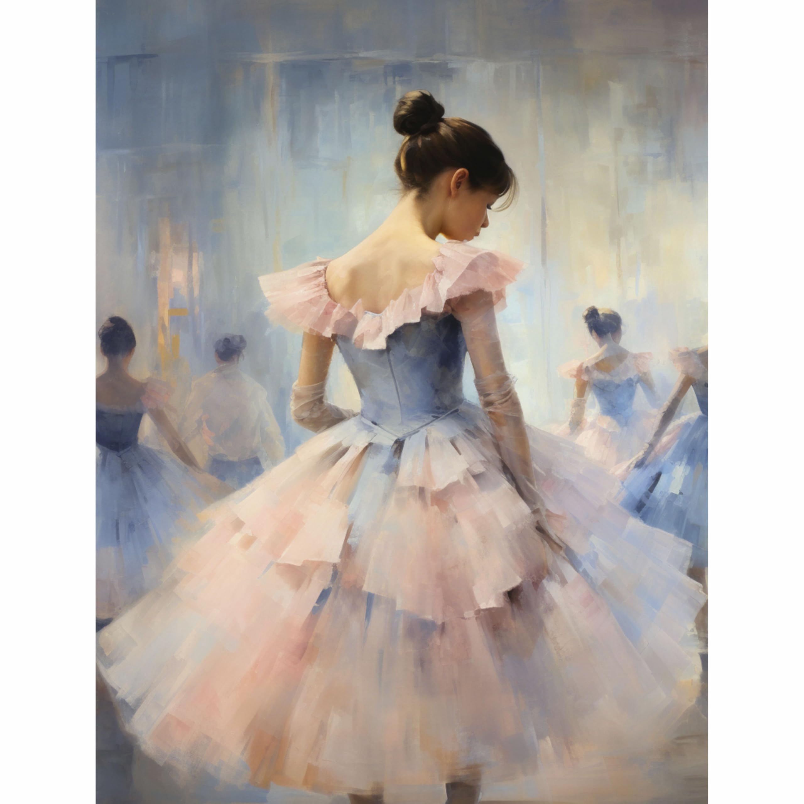 Decoupage Rice Paper, 20 x 26.5cm (6 Sheets) – 6x Decoupage Ballet Papers for Collage, Mixed Media, Card Making & Crafts, Decoupage by CRAFT KREATIVELY