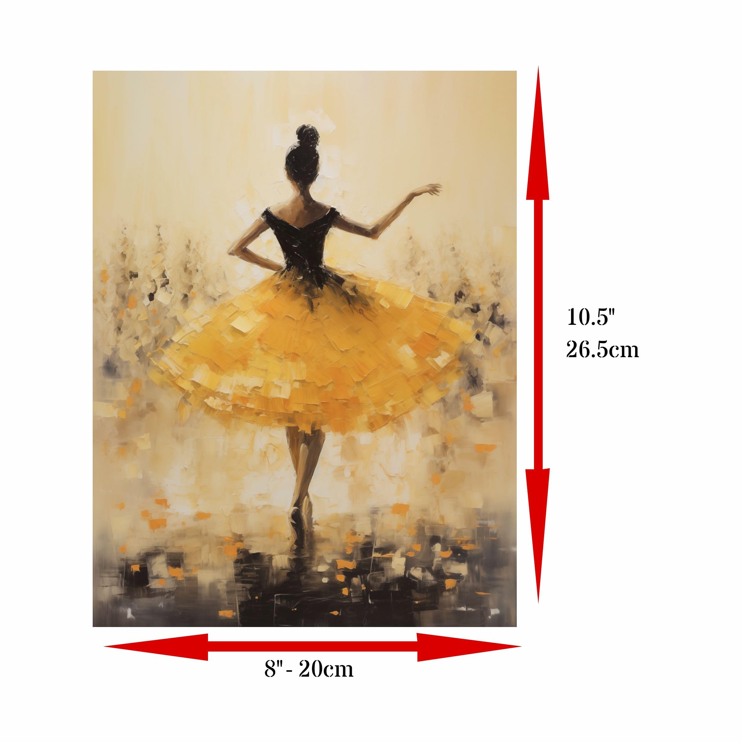 Decoupage Rice Paper, 20 x 26.5cm (6 Sheets) – 6x Decoupage Ballet Papers for Collage, Mixed Media, Card Making & Crafts, Decoupage by CRAFT KREATIVELY