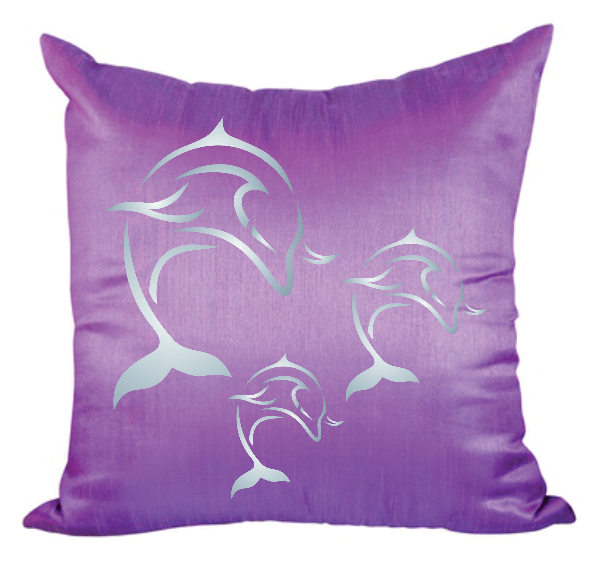 Dolphin Mural Stencil - Sea Fish Mammal Mural Art