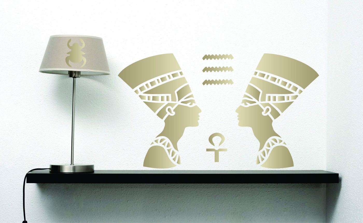 Egyptian Stencil - Classic Egypt Symbol Hyroglyphics Stencils