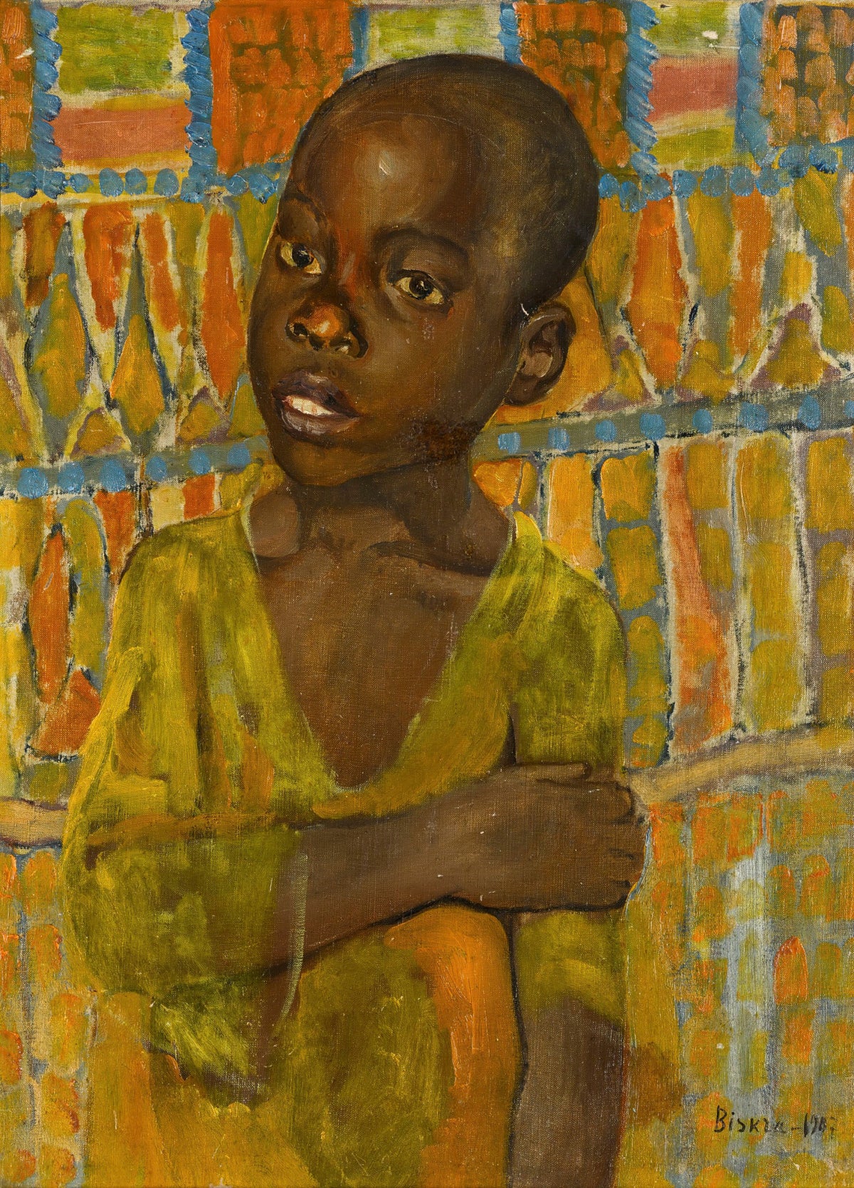 African Boy Rice Paper, 29.21 x 40.64 cm - for Decoupage Print Crafts