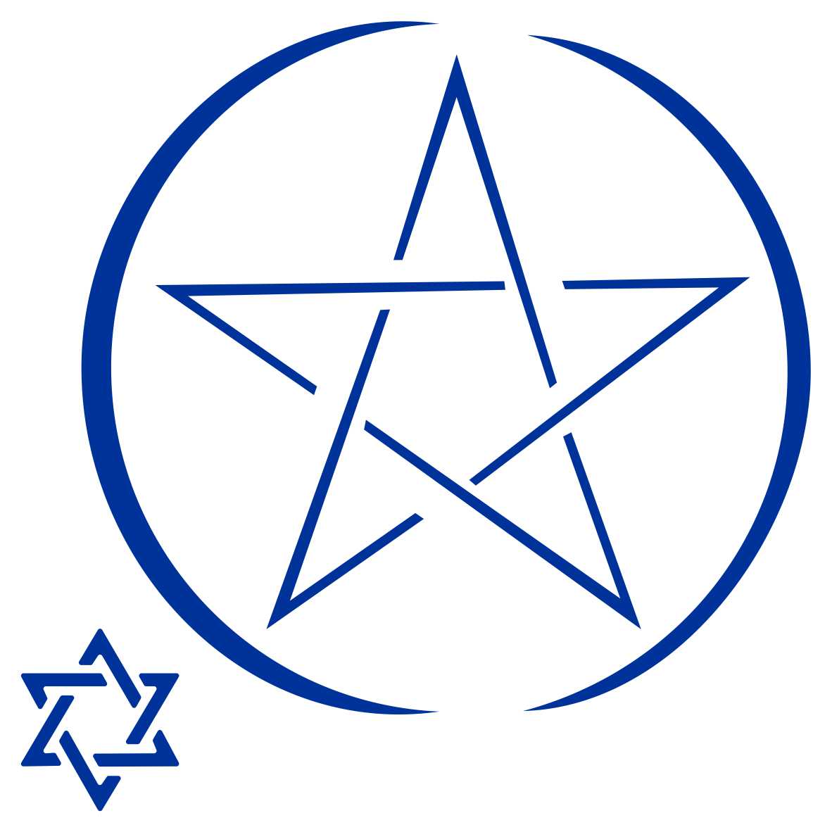 Star of David Stencil - Jewish Hebrew Magen David Sign Symbol