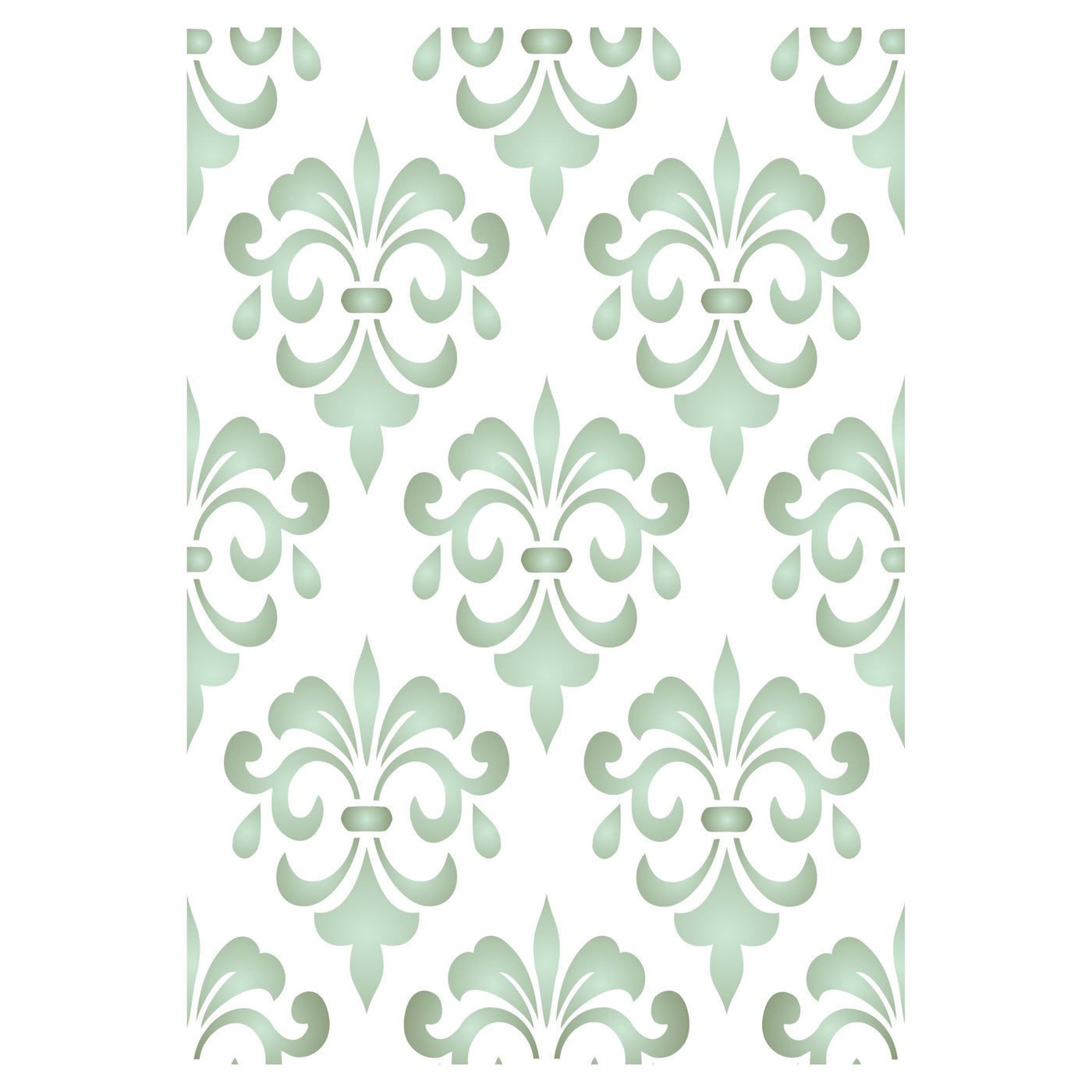 Damask Layering Stencil, 4.5 x 6.5 inch- Flower Mask use to Add Texture