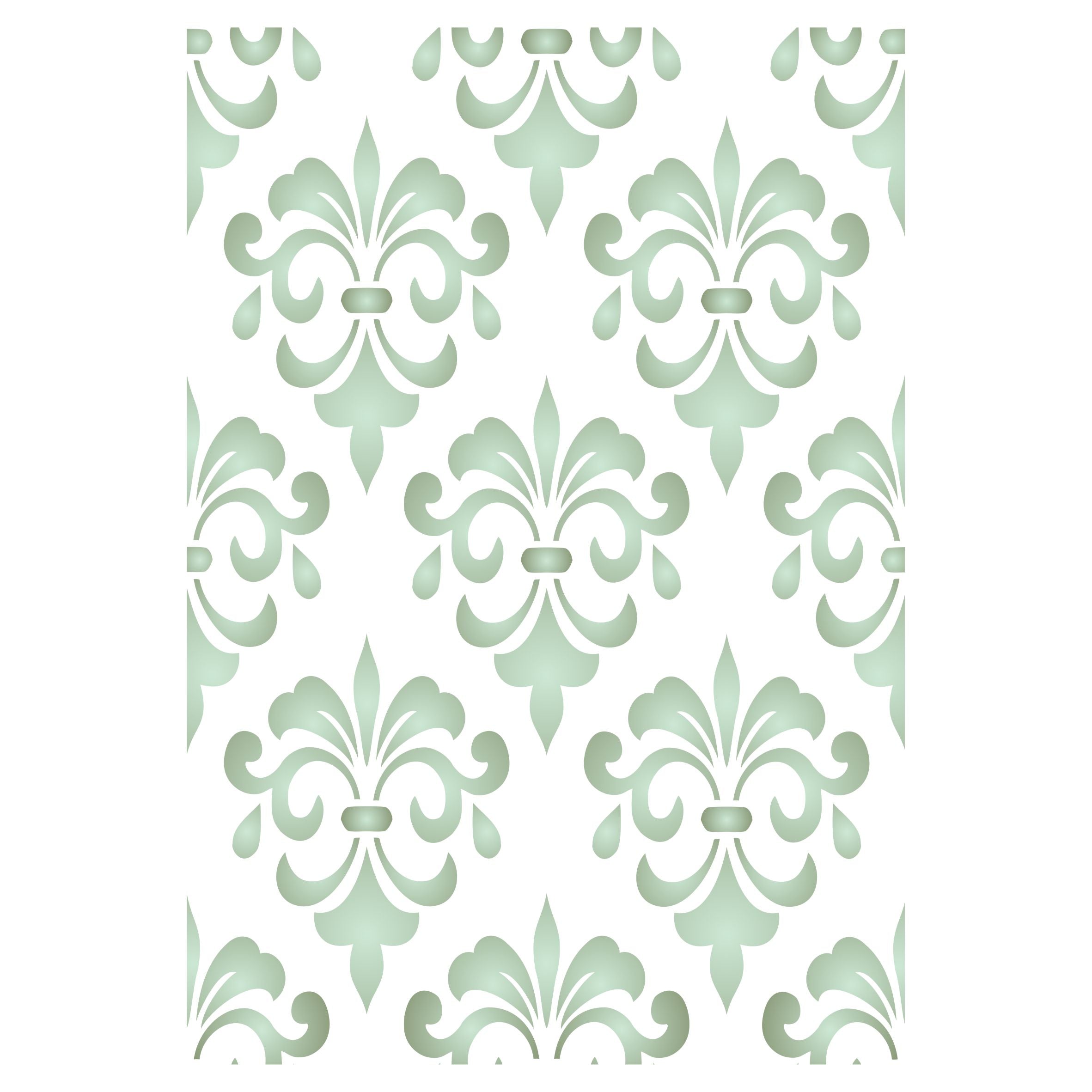 Damask Layering Stencil, 4.5 x 6.5 inch- Flower Mask use to Add Texture