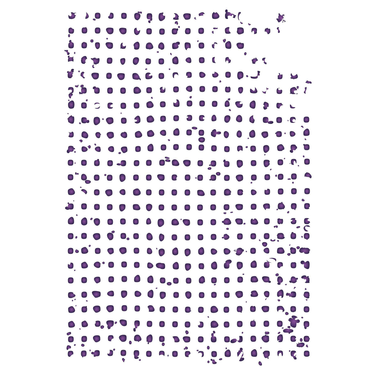 Grunge Dots Layering Stencil, 11.43 x 16.51 cm - Layering use to add Texture and Design