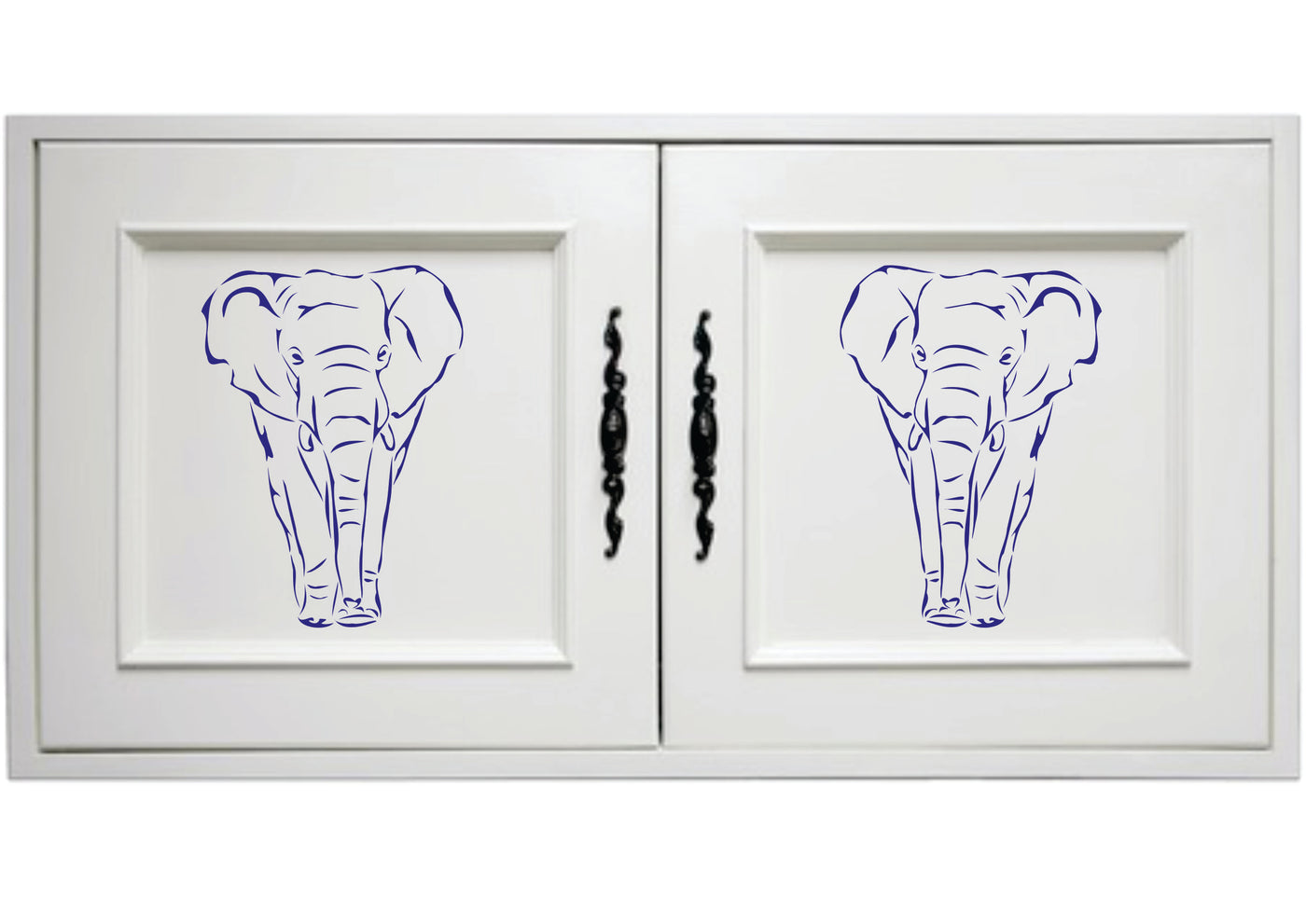 African Elephant Stencil - African Animal Wildlife