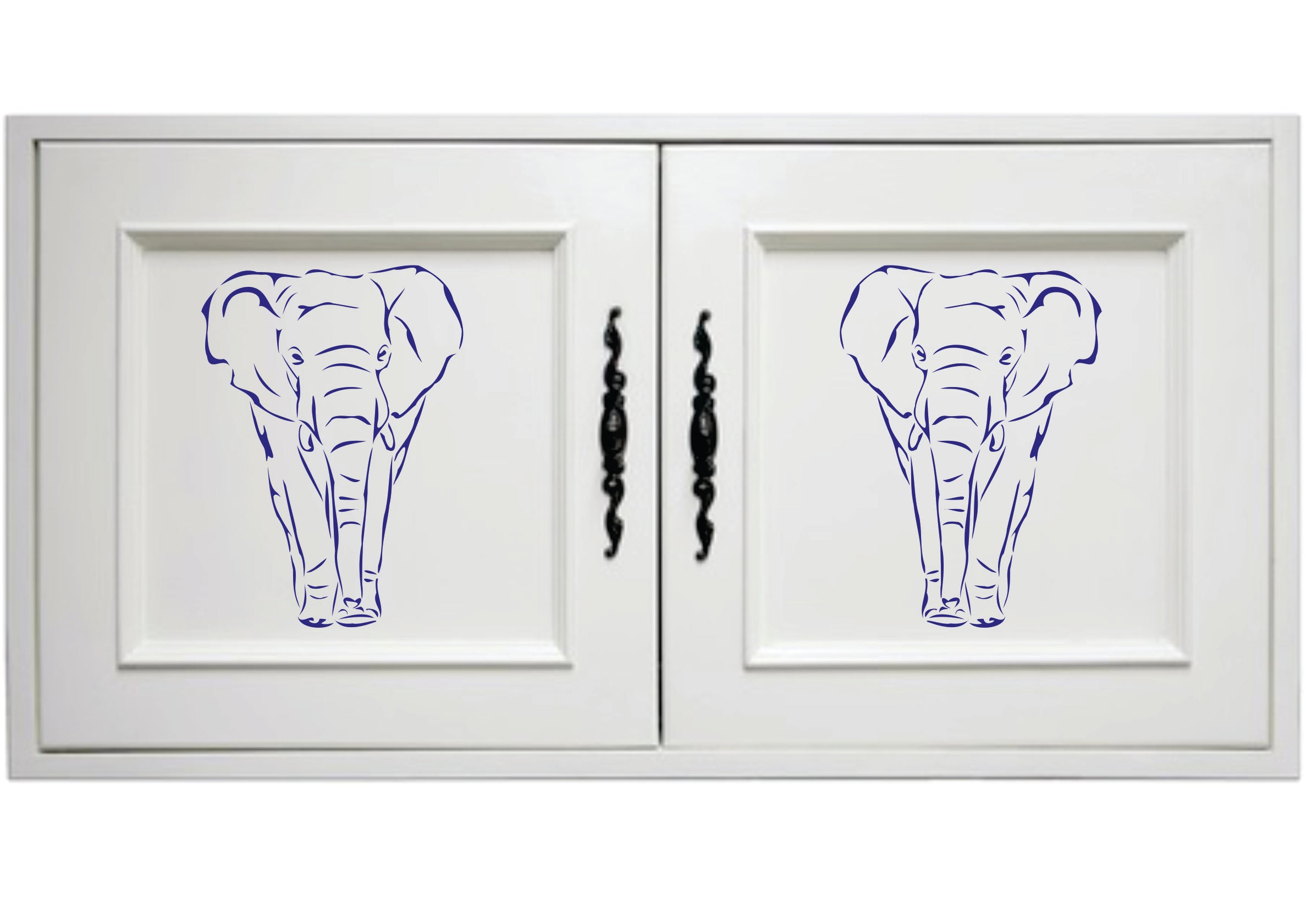 African Elephant Stencil - African Animal Wildlife