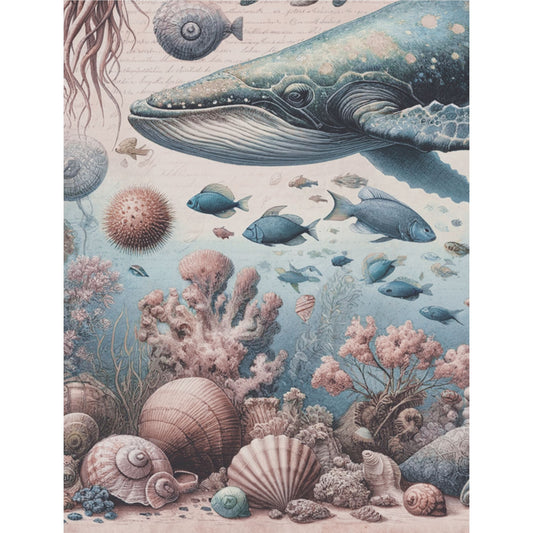 Underwater Rice Paper, 20.32 x 26.67 cm - for Decoupage Scrapbooking Cards Crafts