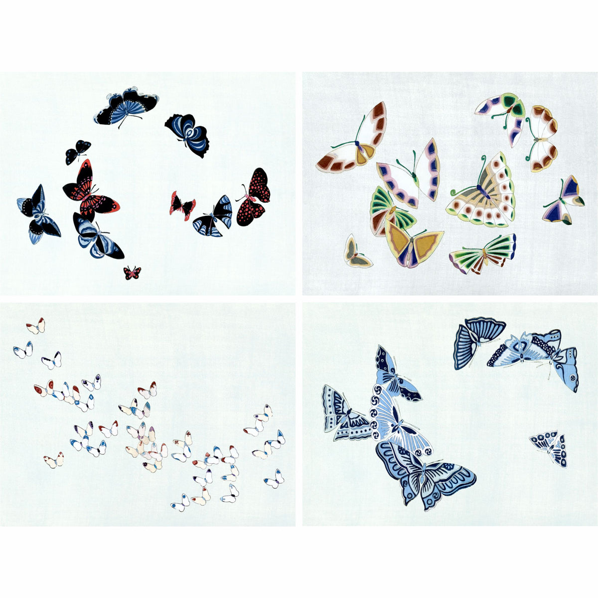 Vintage Butterflies Rice Paper, 20.32 x 26.67 cm - for Decoupage Furniture Crafts