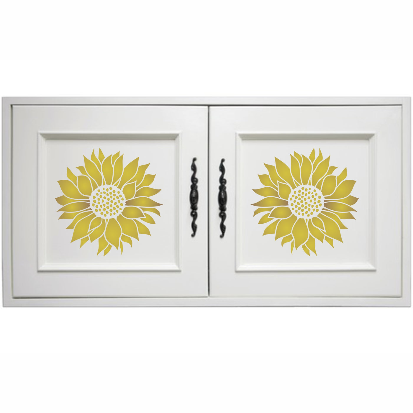 Sunflower Stencil - Classic Flower Floral Mural Art