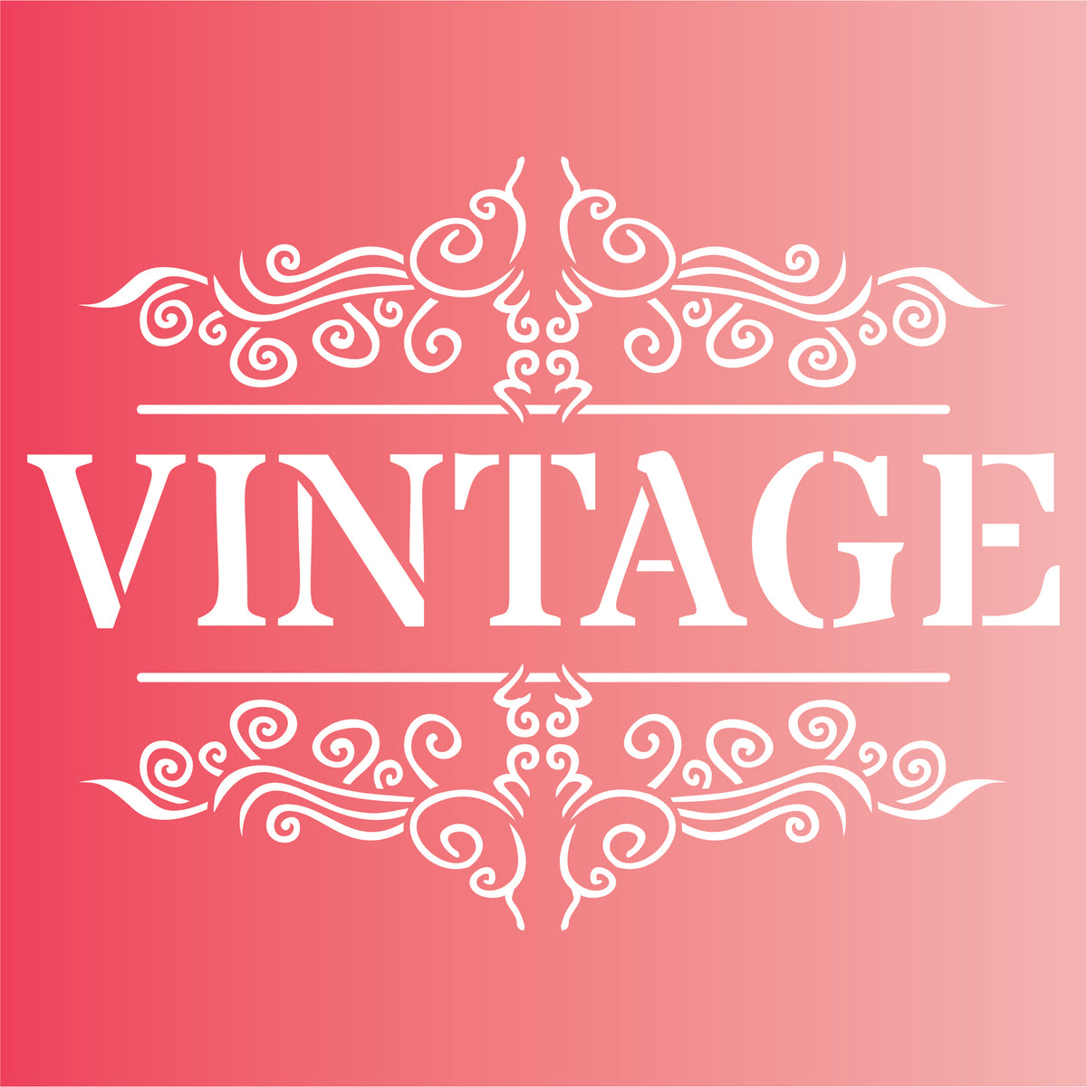 Vintage French Stencil - French Themed Word