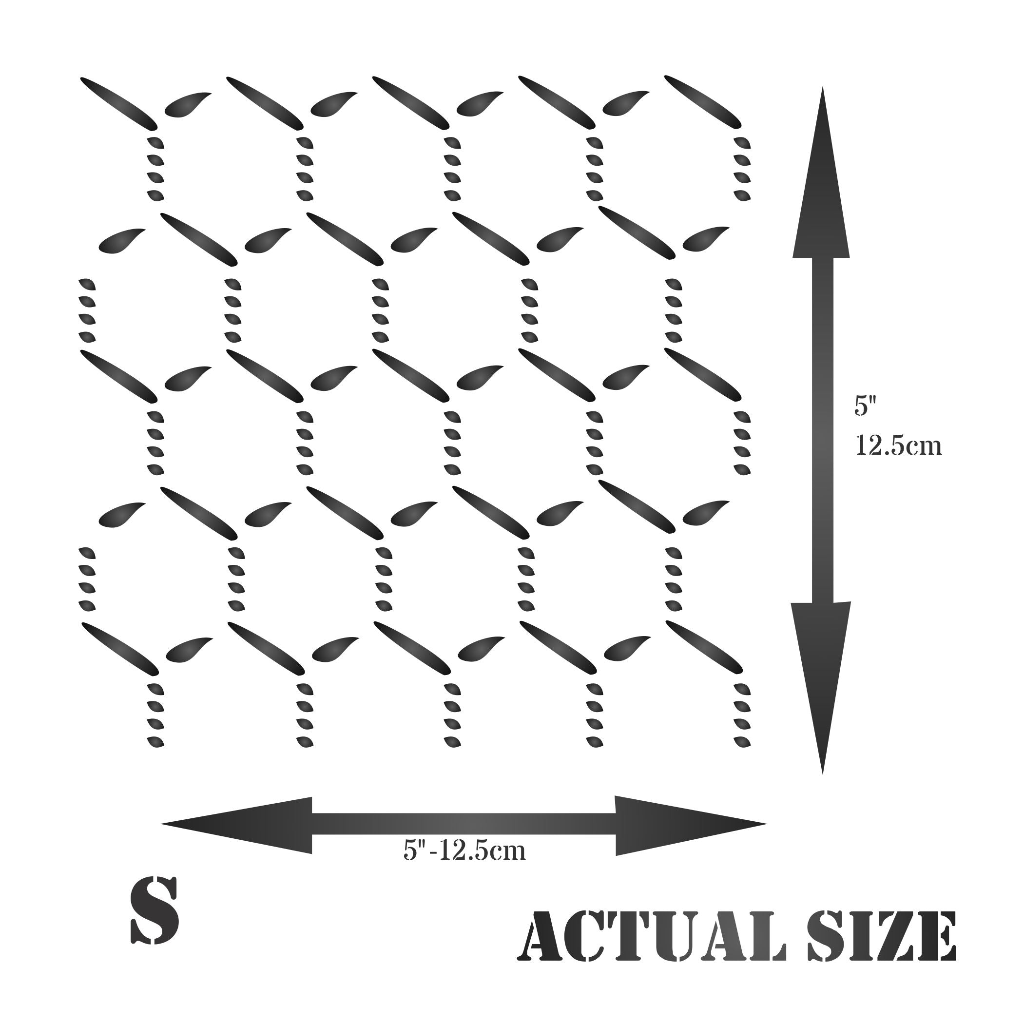 Chicken Wire Stencil - Mix Media Layering Wire