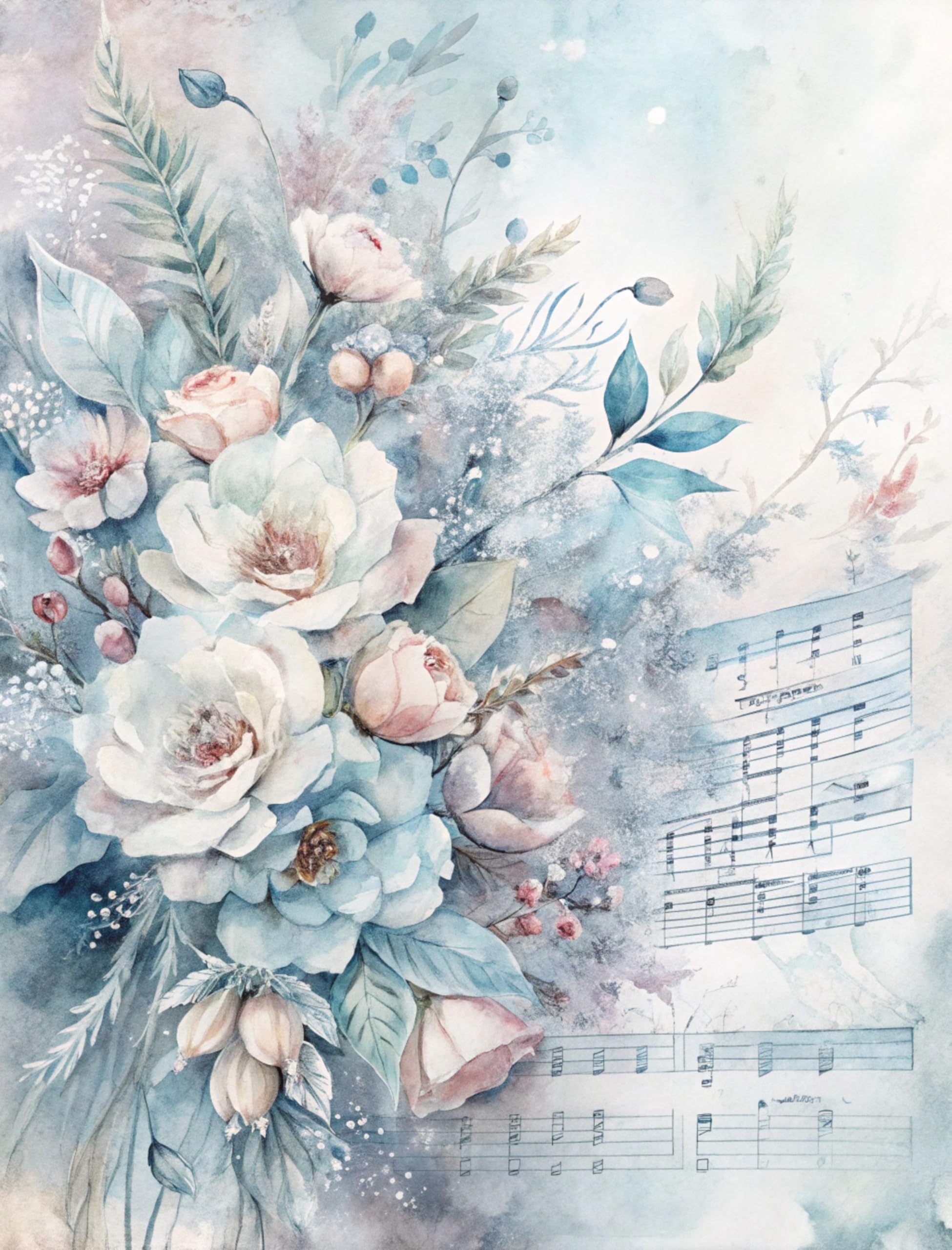 Decoupage Rice Papers - 6 Pieces | 6 Unique Designs | Versatile Decoupage Designs for Art Projects & Crafting by CRAFT KREATIVELY