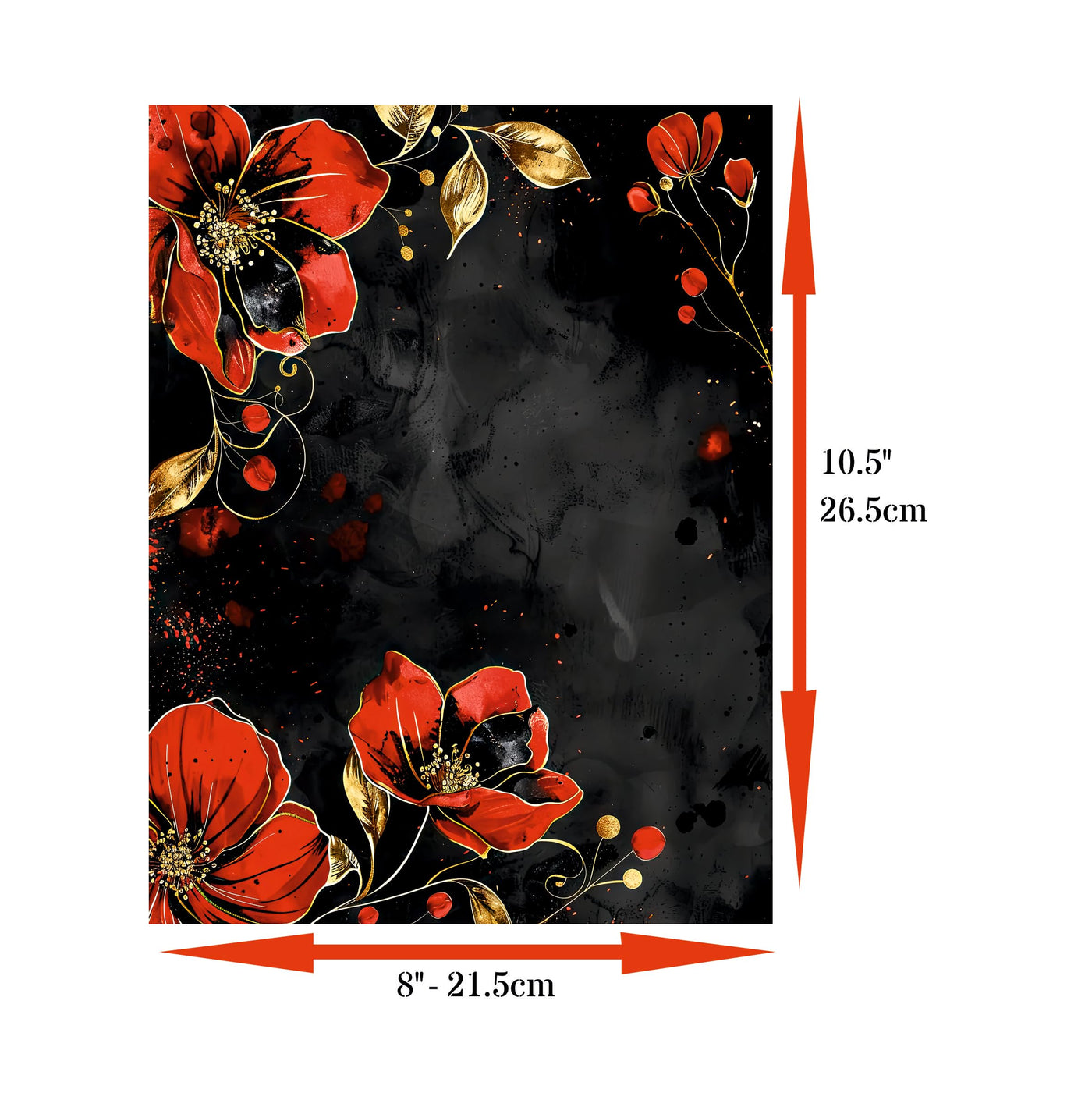 Decoupage Rice Papers - 6 Pieces | 6 Unique Designs | Versatile Decoupage Designs for Art Projects & Crafting by CRAFT KREATIVELY