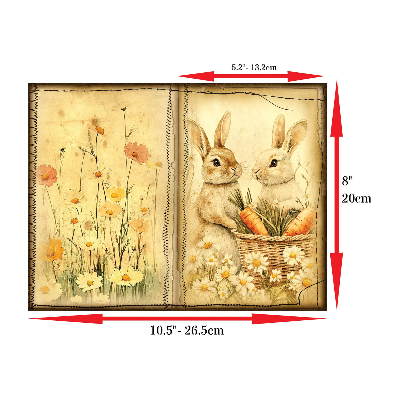 Decoupage Rice Papers - 6 Pieces | 12 Unique Designs | Versatile Decoupage Designs for Art Projects & Crafting by CRAFT KREATIVELY