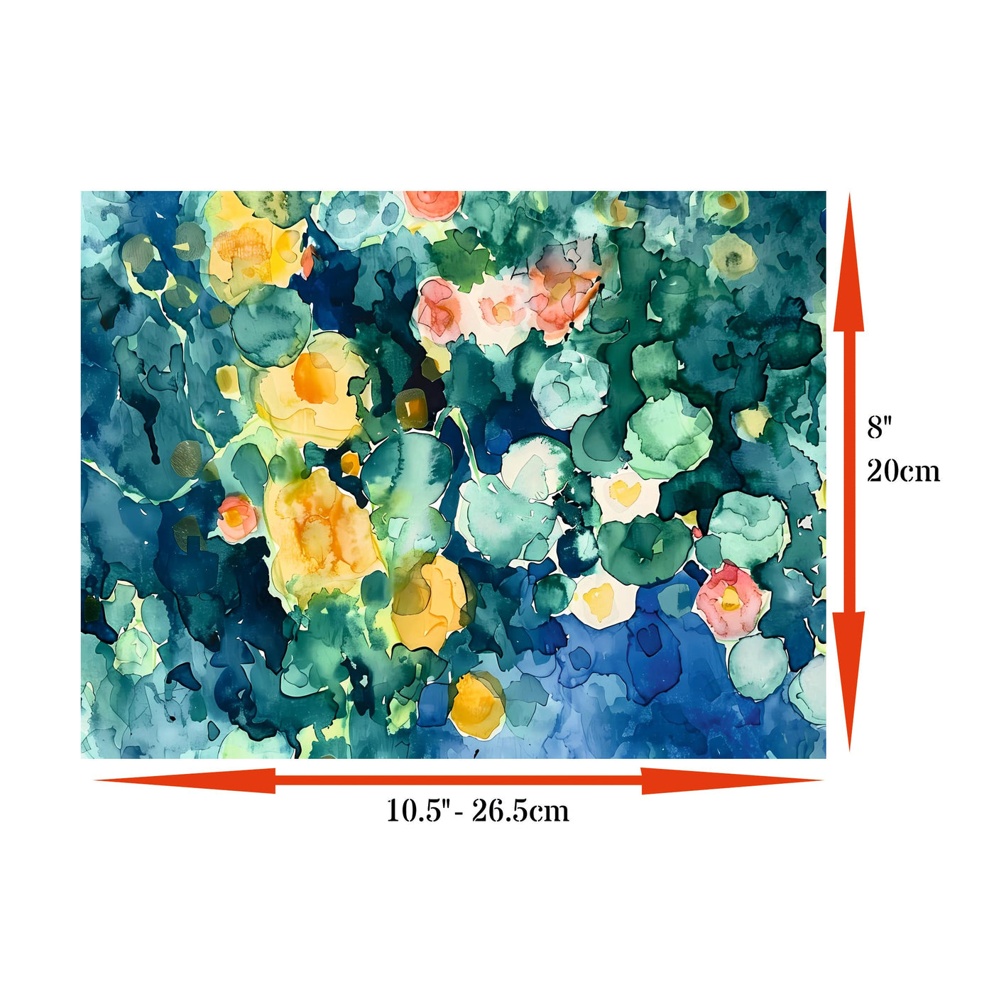 Abstract Flora Rice Papers – Decoupage Paper 6x Designs for Collage, Mixed Media, Card Making & Crafts, Decoupage by CRAFT KREATIVELY